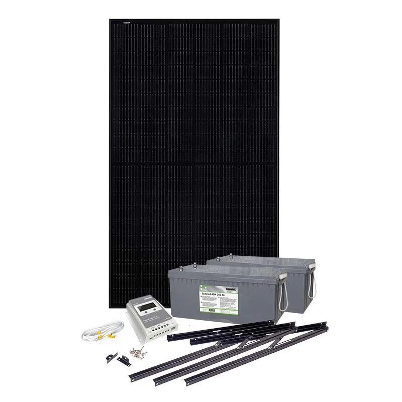 Solcelleanlegg Oppgraderingspakke 360 Watt AGM 3 Solcelleanlegg Oppgraderingspakke 360 Watt AGM