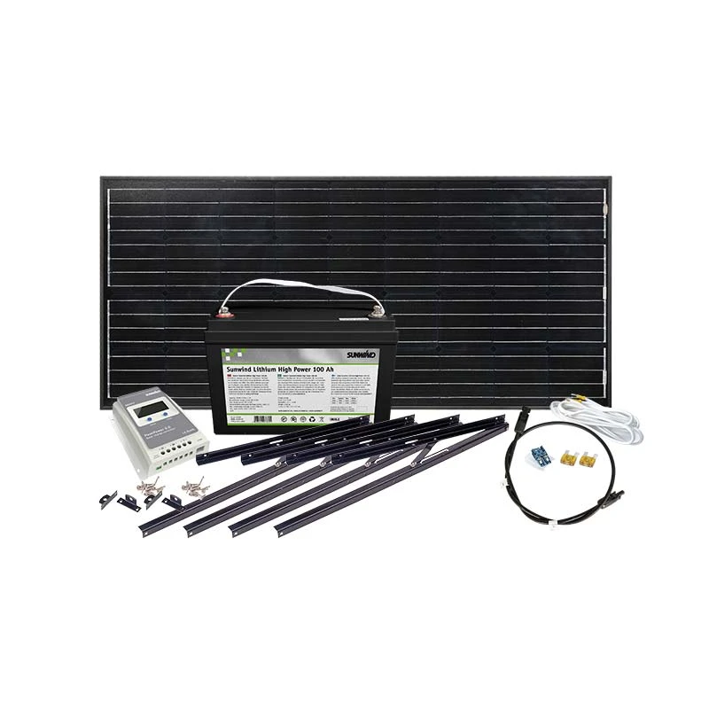 Solcelleanlegg Oppgraderingpakke 185 Watt Litium 3 Solcelleanlegg Oppgraderingpakke 185 Watt Litium