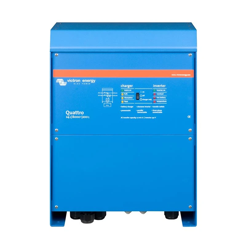 Vekselretter/lader Victron Quattro 24/8000/200 VE.Bus 3 Vekselretter/lader Victron Quattro 24/8000/200 VE.Bus