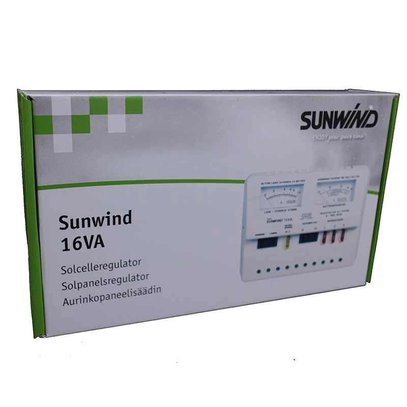 Solcelleregulator Sunwind 16VA 4 Solcelleregulator Sunwind 16VA - Bilde 2