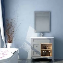 Speil Til Aurora Baderom, Antrasitt