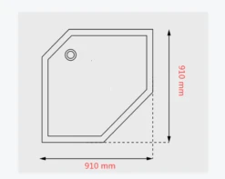 Dusjkabinett Elsa - 90 X 90 X 205 Cm -Hygge Hjem Butikk 671660 dusjkar 9017 90x90