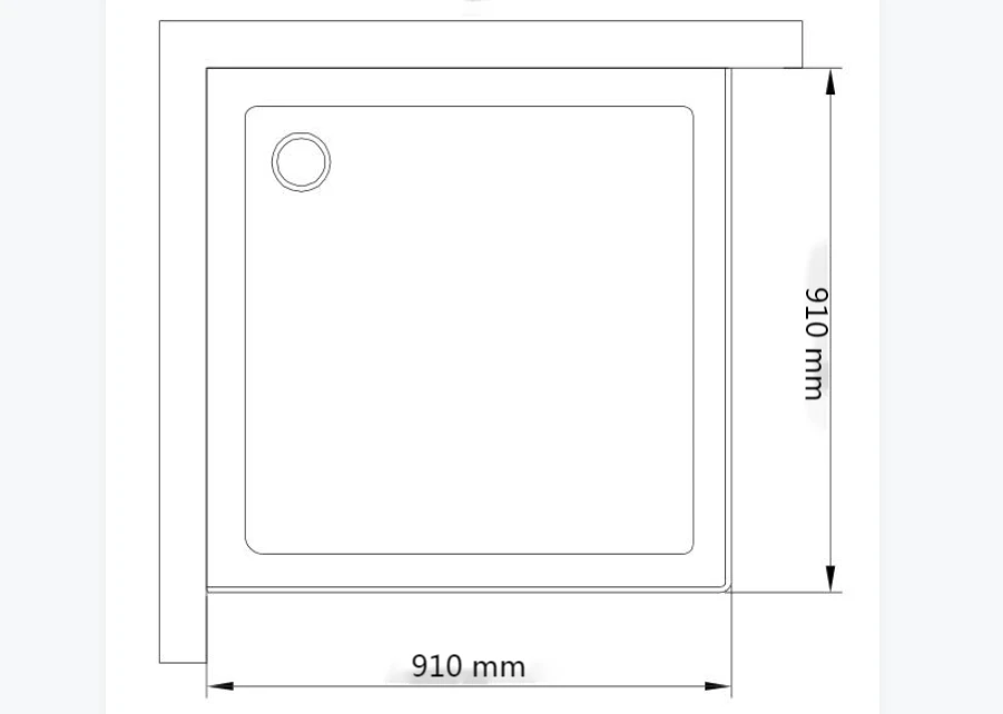 Dusjkabinett Jasmine - 90 X 90 X 195 Cm 4 Dusjkabinett Jasmine - 90 X 90 X 195 Cm - Bilde 2