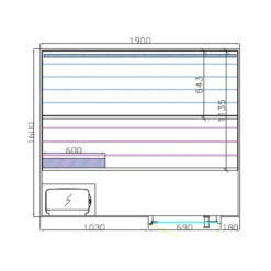 Badstuinnredning Harvia Block Air -Hygge Hjem Butikk 6750991 3