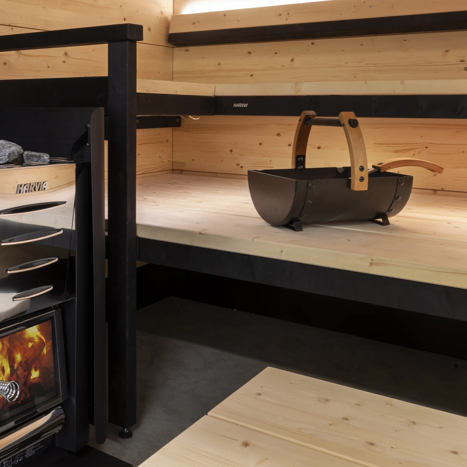 Badstuinnredning Harvia Solide 4 Badstuinnredning Harvia Solide - Bilde 2