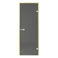 Front 16 Badstudør Harvia - Herdet Glass, Røkgrå 7x19