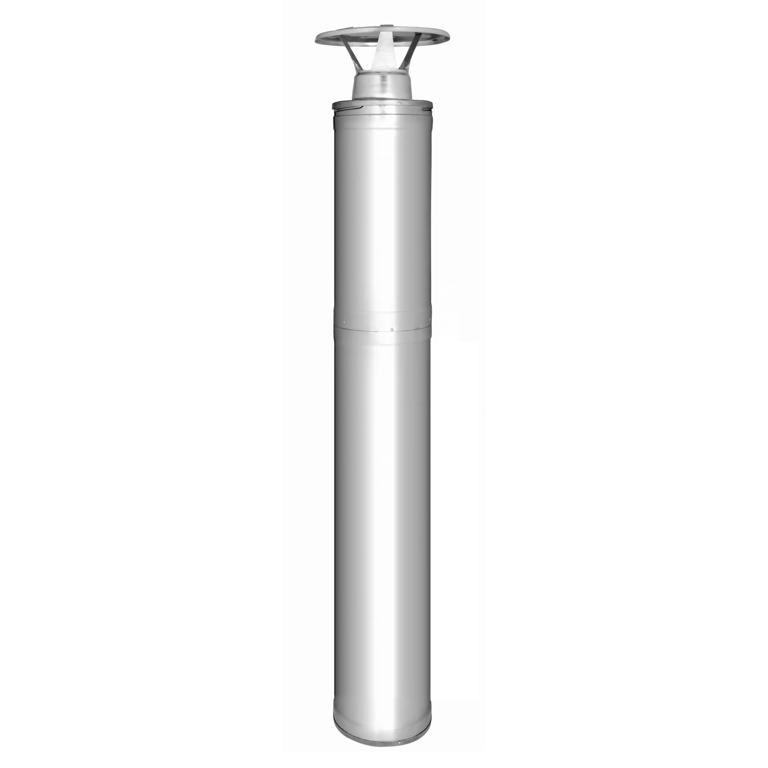 Stålpipe Harvia - Komplett Pakke, Rustfri 3 Stålpipe Harvia - Komplett Pakke, Rustfri