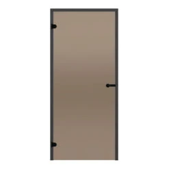 Badstudør Harvia Black Line - Varm Bronse