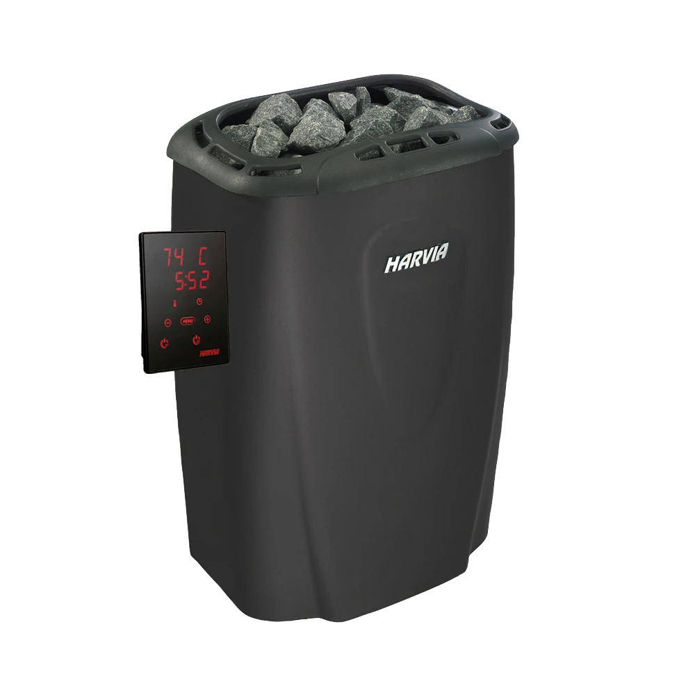 Badstuovn Harvia Moderna Black 8 KW XE 3 Badstuovn Harvia Moderna Black 8 KW XE