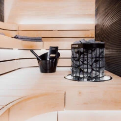 Badstuovn Harvia Cilindro 7 KW Black XE 6 Badstuovn Harvia Cilindro 7 KW Black XE -Hygge Hjem Butikk 675547 2