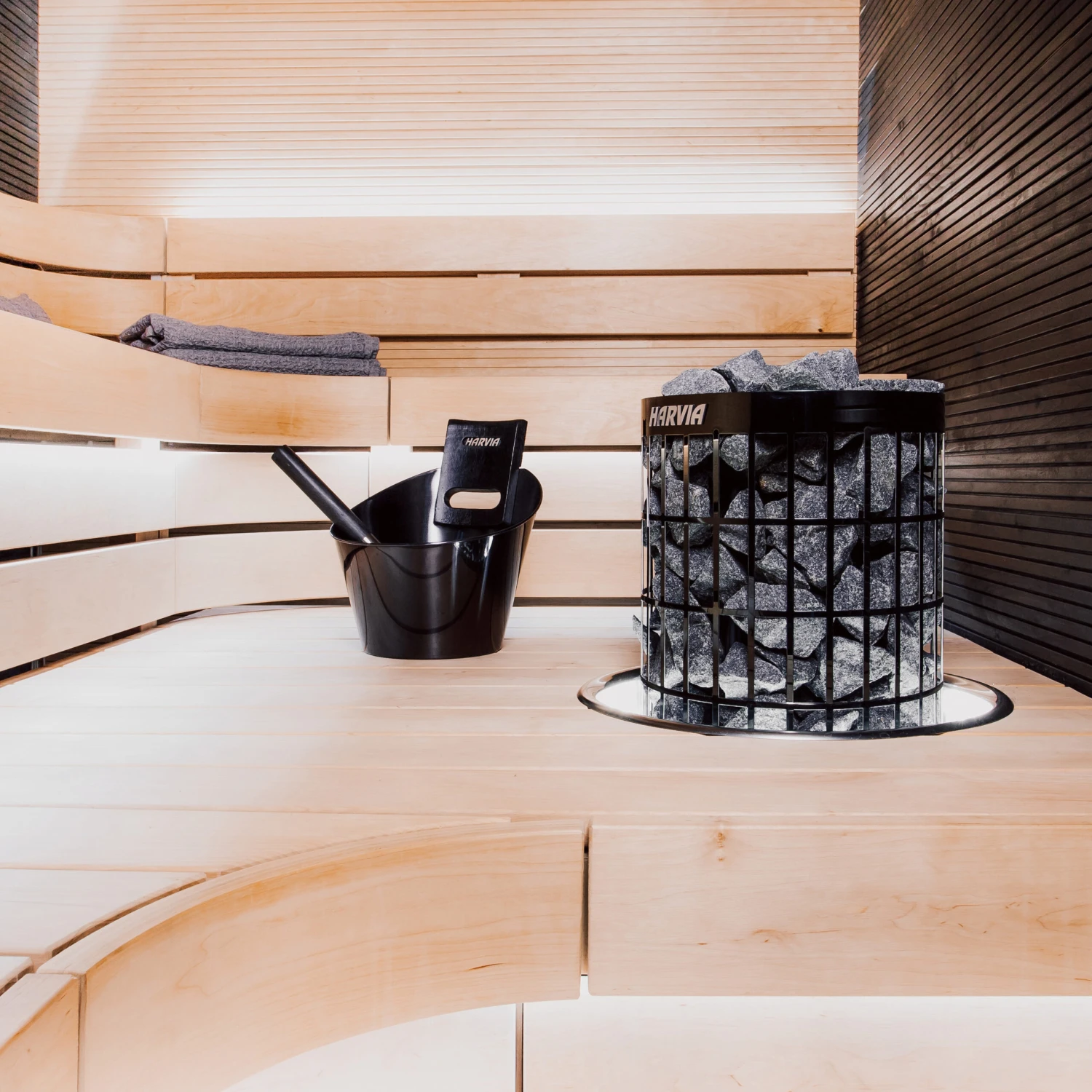 Badstuovn Harvia Cilindro Black 9 KW XE 4 Badstuovn Harvia Cilindro Black 9 KW XE - Bilde 2