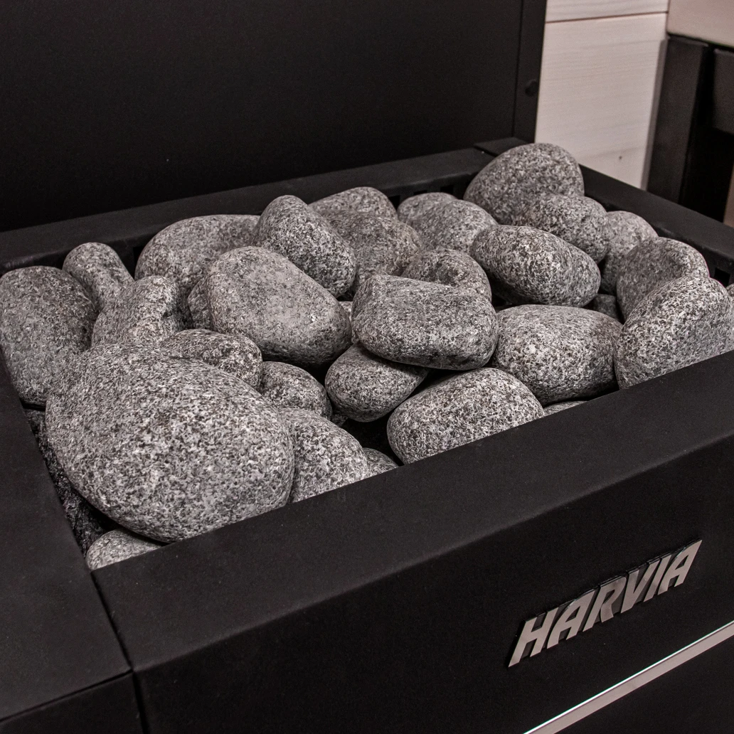 Badstustein Harvia Runde, Små 15kg 4 Badstustein Harvia Runde, Små 15kg - Bilde 2